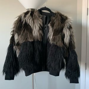 TDS Hawarden one of a kind faux fur jacket